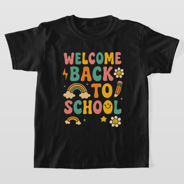 Välkommen Back to school Kids Tee (Laydown)