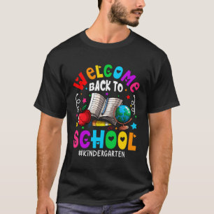Välkommen Back to school Kindergarten första dagen T Shirt
