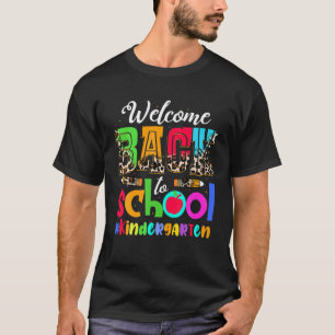 Välkommen Back to school Kindergarten, första dags T Shirt
