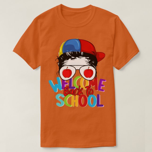Välkommen Back to school Kindergarten PreK Preesch T Shirt (Design framsida)