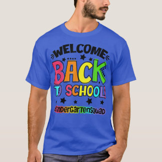Välkommen Back to school Kindergarten Teacher Stud T Shirt