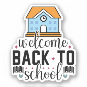 Välkommen Back to school Klistermärken