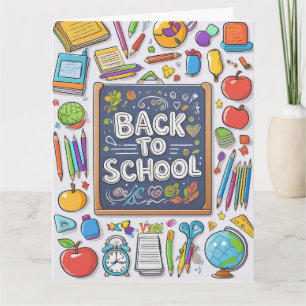 Välkommen back to school! kort