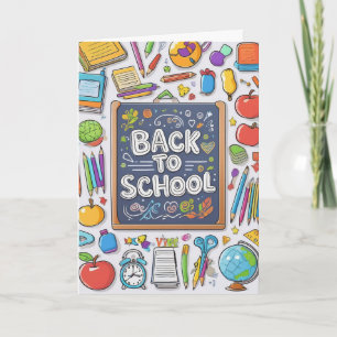 Välkommen back to school! kort