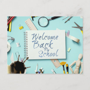 Välkommen Back to school - Kreativet Stil Helg Vykort