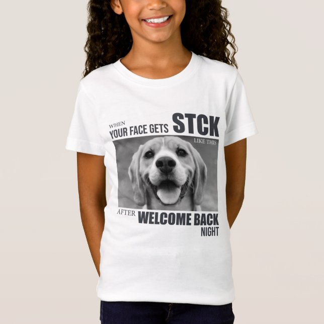 Välkommen back to school kväll t shirt (Framsida)