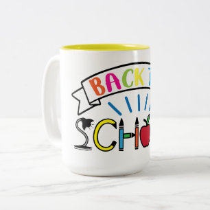 Välkommen Back to school Lacher Life Två-Tonad Mugg