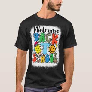 Välkommen Back to school Lacher Student Cute Smili T Shirt