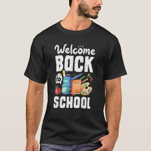 Välkommen Back to school-lärare Studenter Women T Shirt (Framsida)