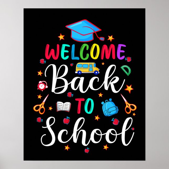 Välkommen Back to school Poster (Framsidan)