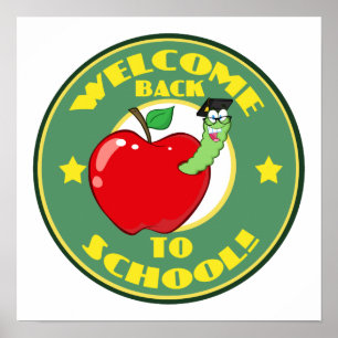 Välkommen Back to school Poster