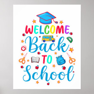 Välkommen Back to school Poster
