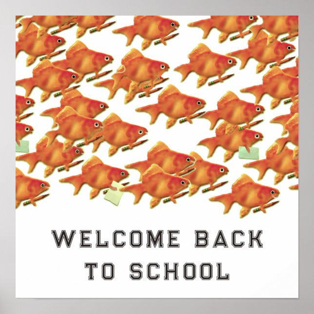 Välkommen Back to school Poster (Framsidan)
