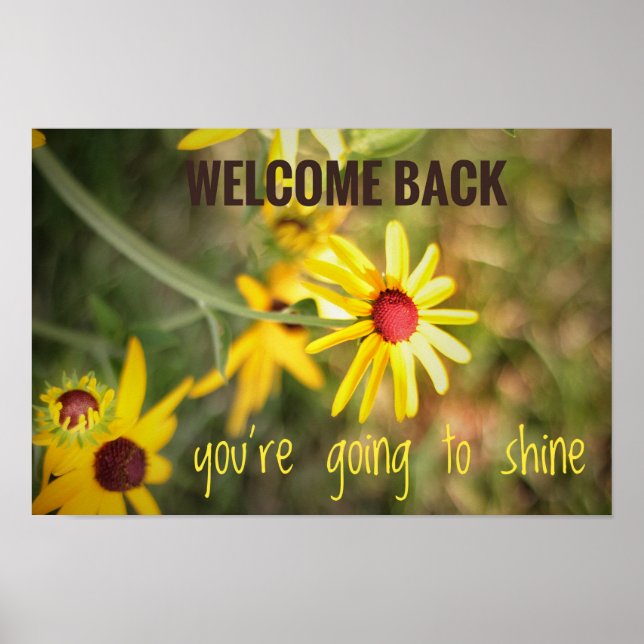 Välkommen Back to school Poster (Framsidan)