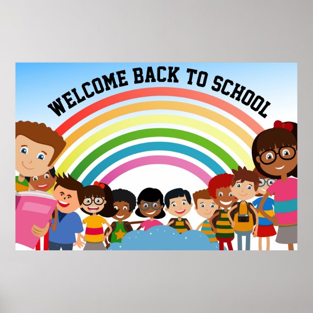 Välkommen back to school poster (Framsidan)