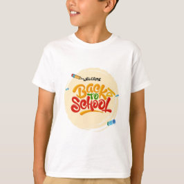 Välkommen Back to school Shirt Colorful 3D-teckens T Shirt