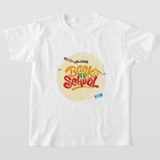 Välkommen Back to school Shirt Colorful 3D-teckens T Shirt