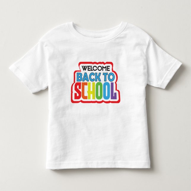 Välkommen Back to school T Shirt (Framsida)