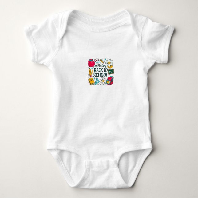Välkommen Back to school T Shirt (Framsida)