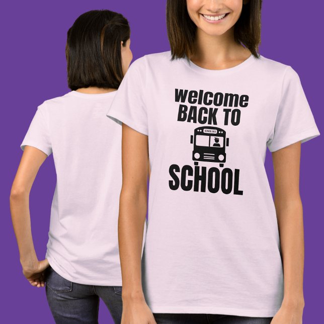Välkommen Back to school T Shirt (Skapare uppladdad)