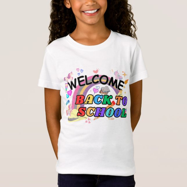 Välkommen Back to school T Shirt (Framsida)