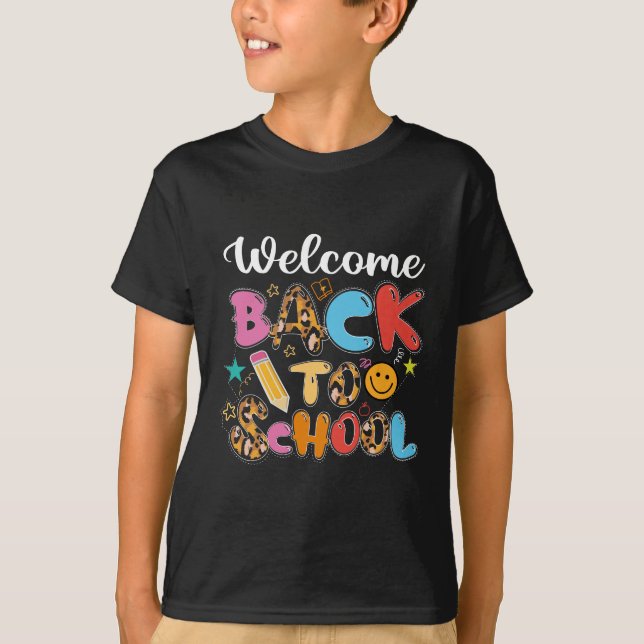 välkommen back to school t-shirt (Framsida)