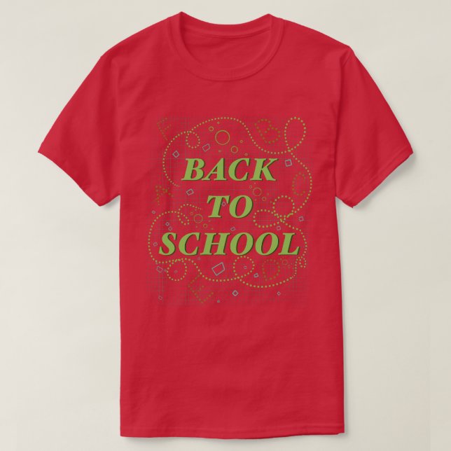 Välkommen back to school t shirt (Design framsida)