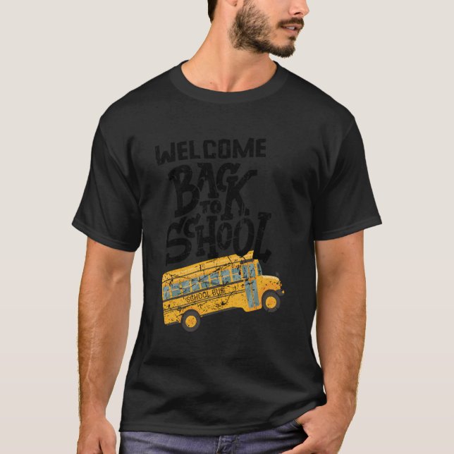Välkommen Back to school T Shirt (Framsida)
