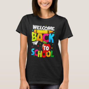 Välkommen Back to school TShirt Funny Student Teac T Shirt