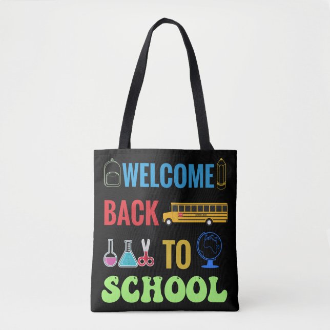 Välkommen Back to school Tygkasse (Framsida)