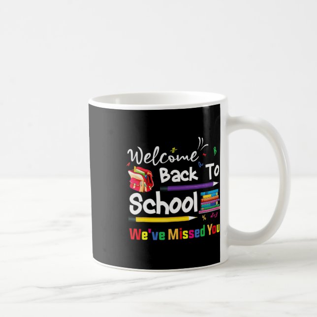 Välkommen Back to school. Vi har missat din skolka Kaffemugg (Höger)