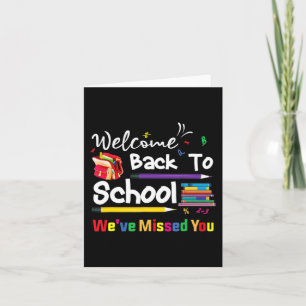 Välkommen Back to school. Vi har missat din skolka Kort