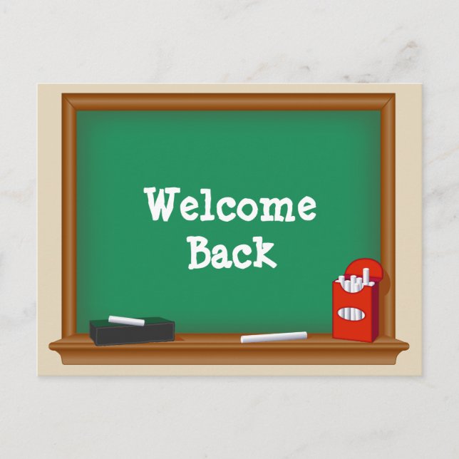 Välkommen Back to school Vykort (Framsida)