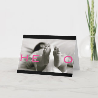 välkommen bebis! kort