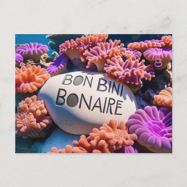 Välkommen Bonaire vykort (Framsida)
