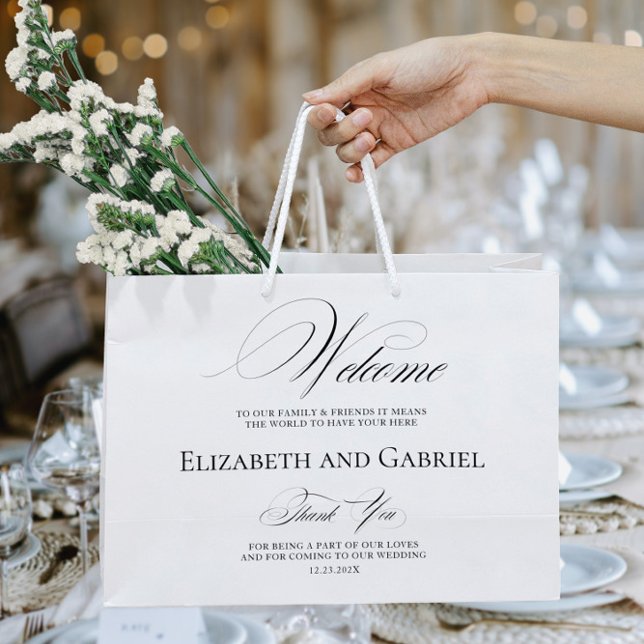 Välkommen Bröllop Bags Tack (Skapare uppladdad)