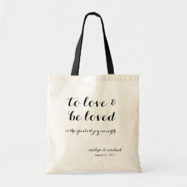 Välkommen bröllopgäst/favörtote bags tygkasse