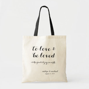 Välkommen bröllopgäst/favörtote bags tygkasse