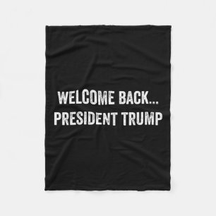 Välkommen Byck.. President Trump Us Val 2024 R Fleecefilt