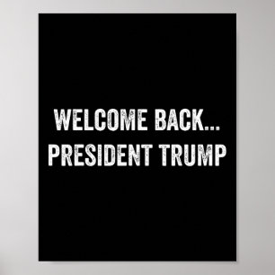 Välkommen Byck.. President Trump Us Val 2024 R Poster