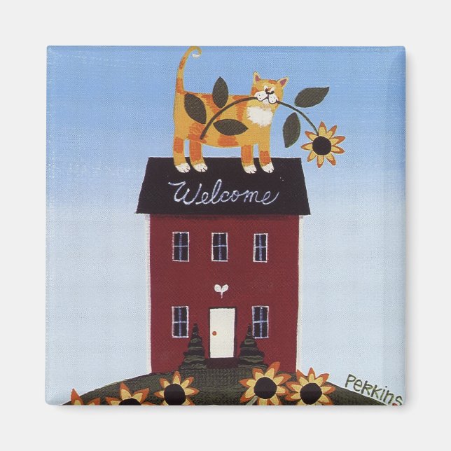 Välkommen Cat Magnet (Framsidan)