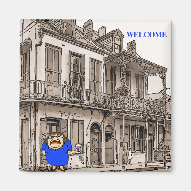 Välkommen Dam på Desire St Magnet (Framsidan)