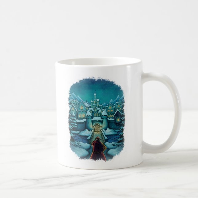 välkommen dubbelsidig santa mugg (Höger)