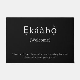 Välkommen | Ekaabo Yoruba Door Mat