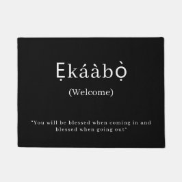 Välkommen | Ekaabo Yoruba Door Mat
