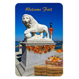 Välkommen Fall Coastal St Augustine Florida Magnet