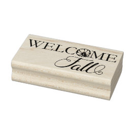 Välkommen Fall Pumpkin Stämpel