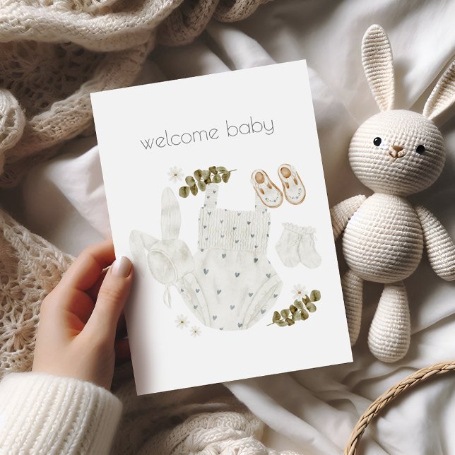 Välkommen Flicka Boho-Grattis-kort Kort (Skapare uppladdad)