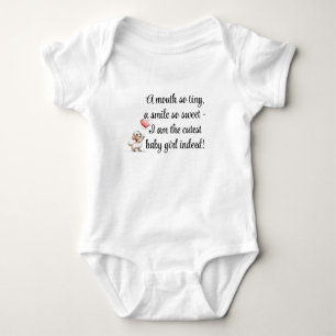Välkommen Flicka, Cute Baby Gift, Hund & Balloon, T Shirt