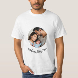 välkommen flicka eller pojke från nyfödd bebis, vä t shirt